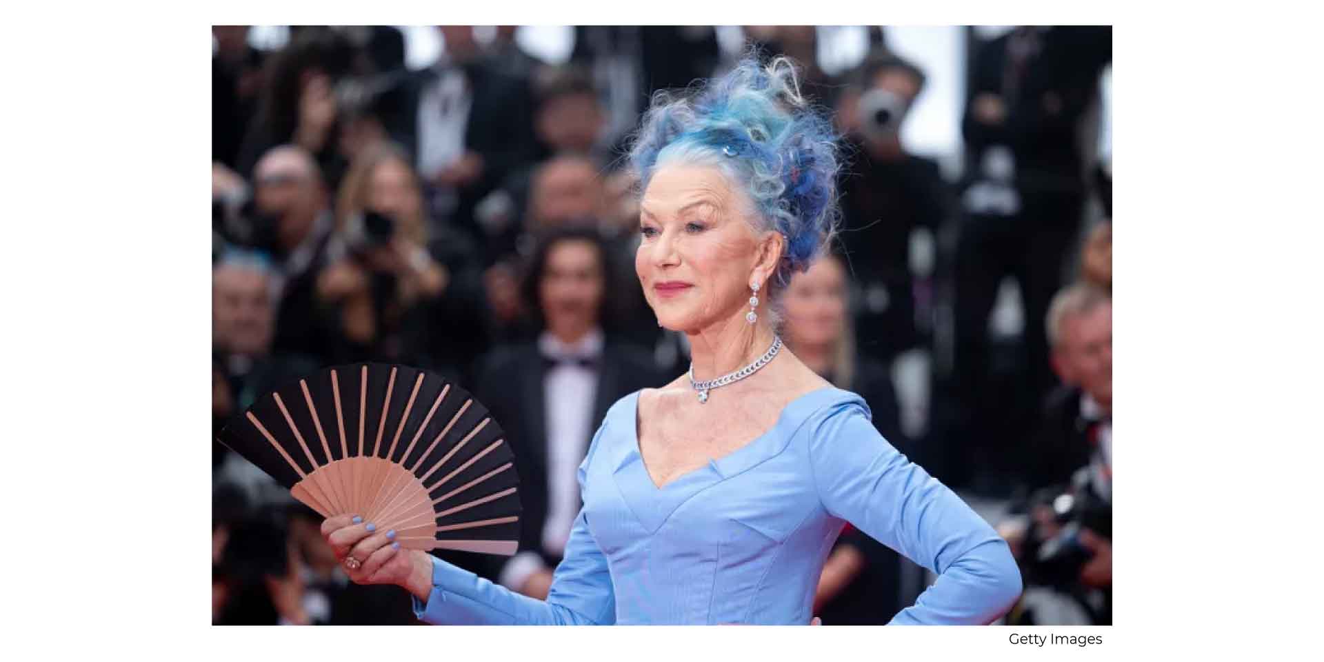 Funky Colored Hair in Cannes