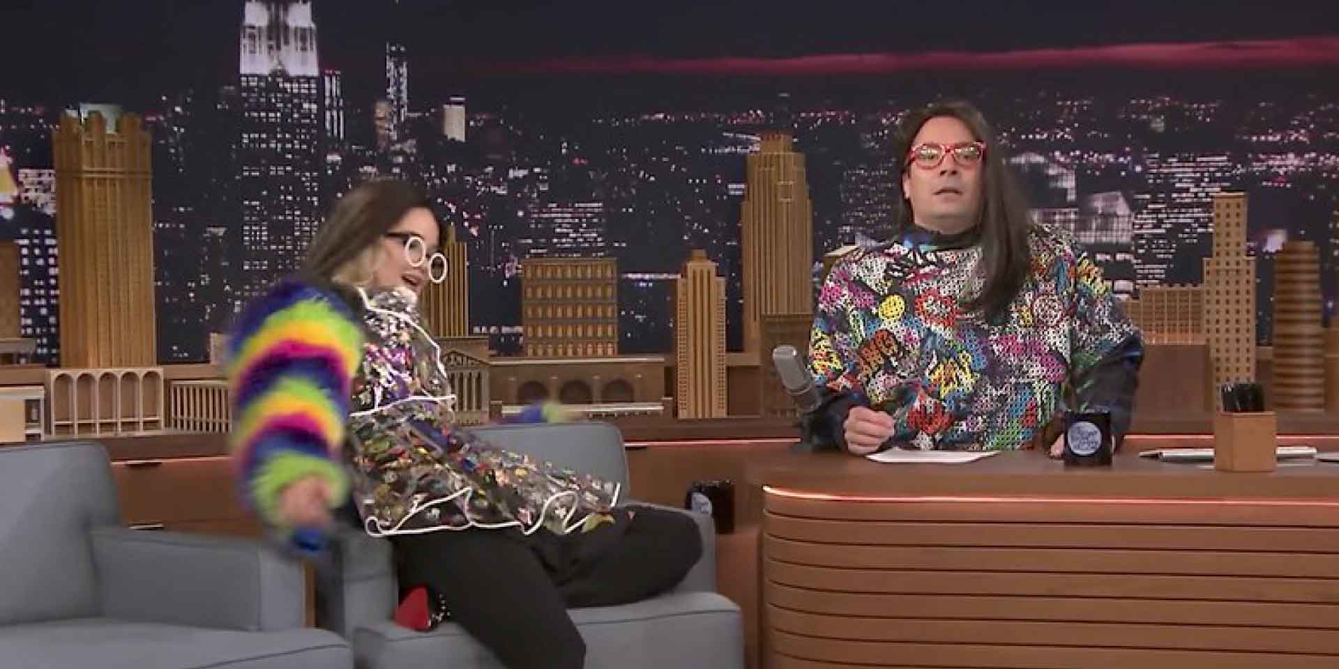 Jimmy Fallon wear wig