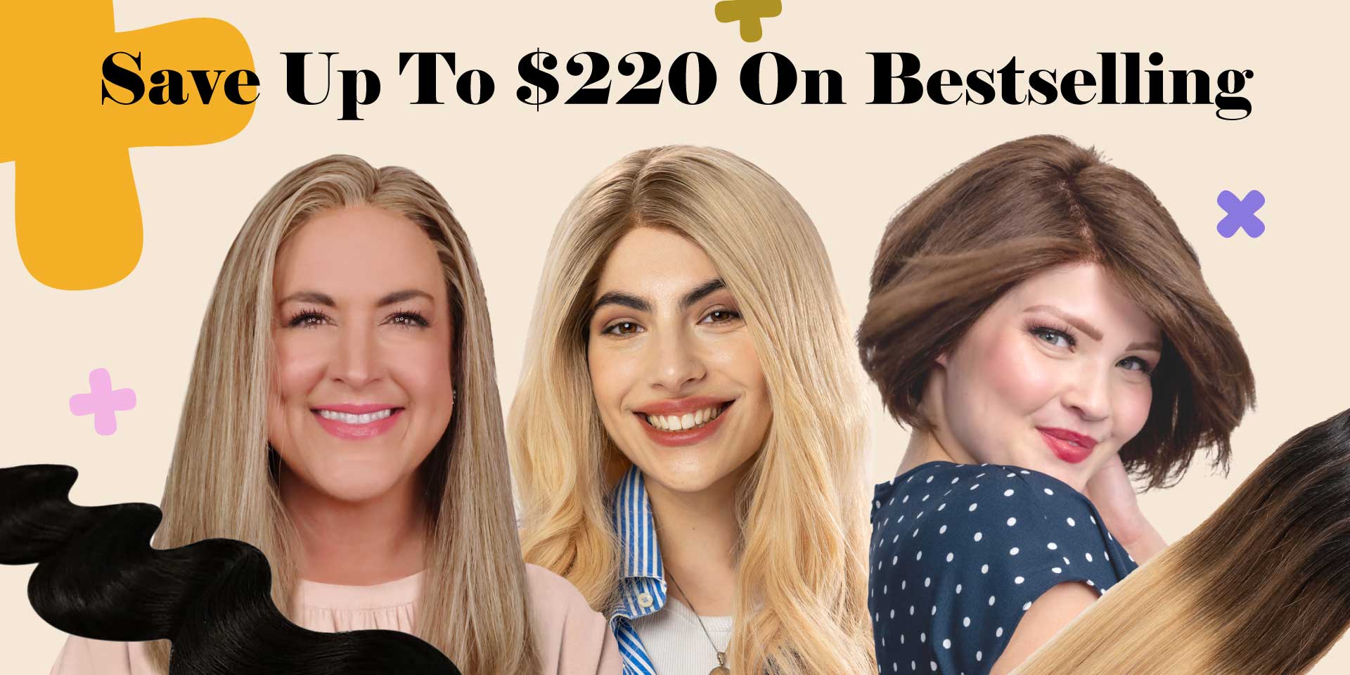 bestselling women’s wigs
