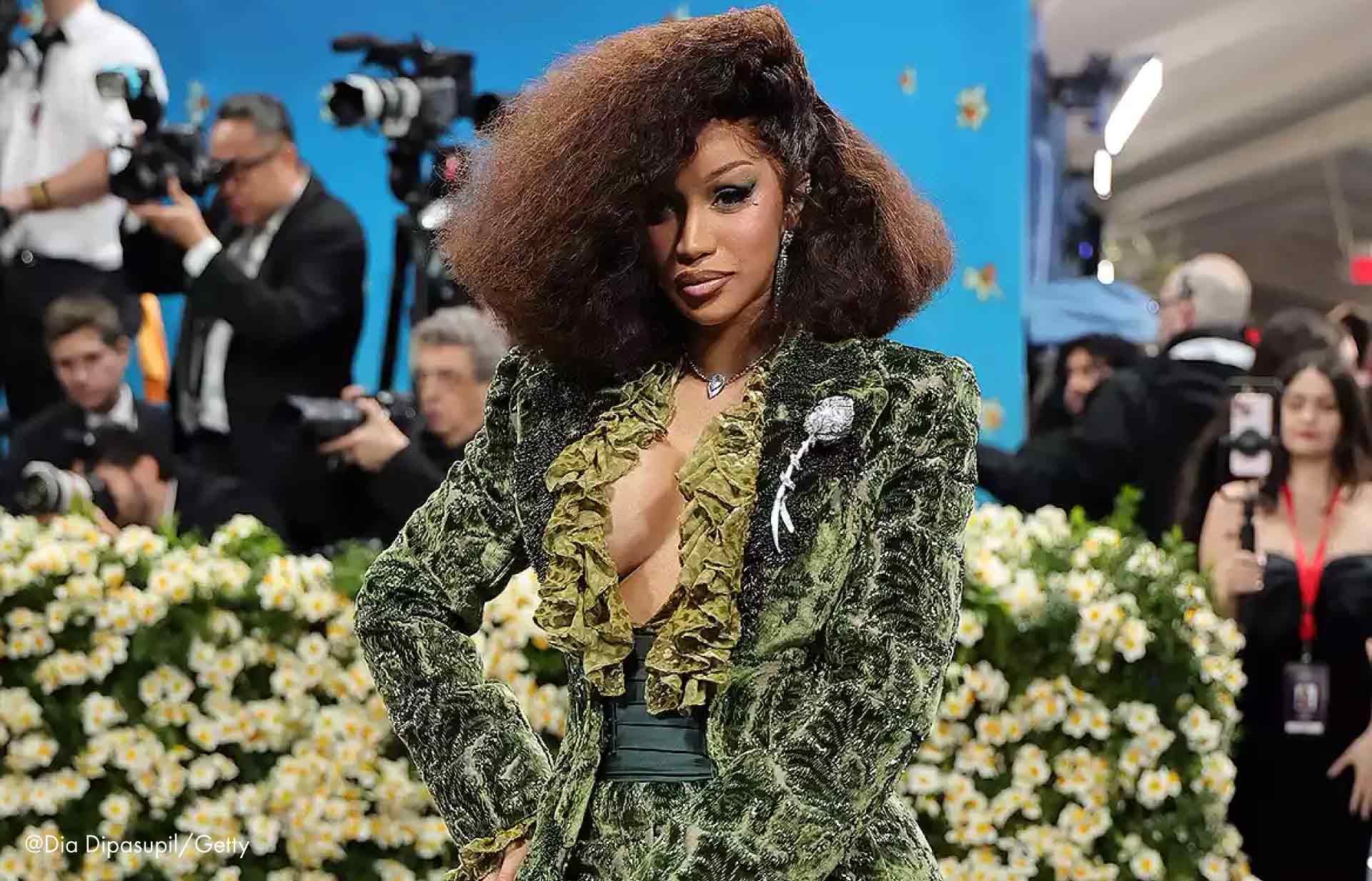 Cardi B's Angular Afro