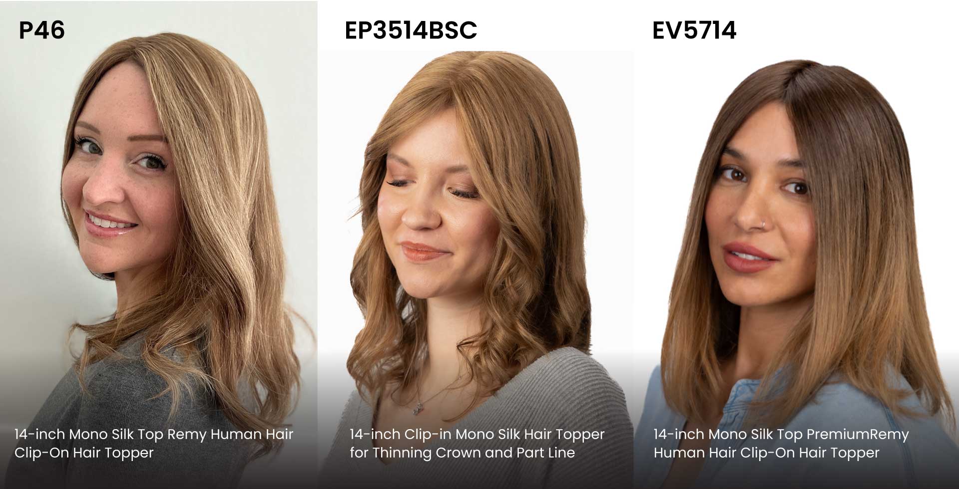 Human Hair Toppers