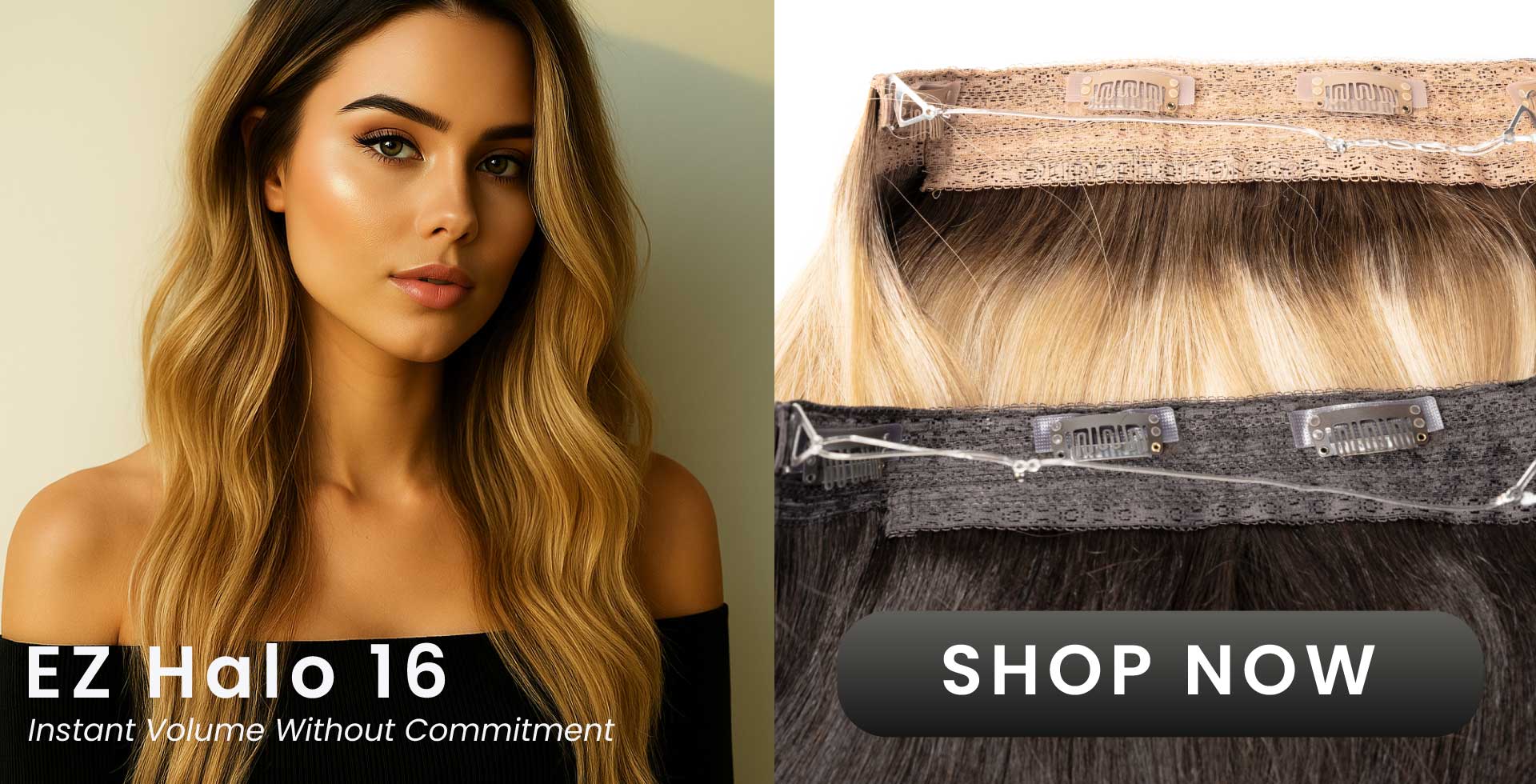 Remy Human Hair Halo Hair