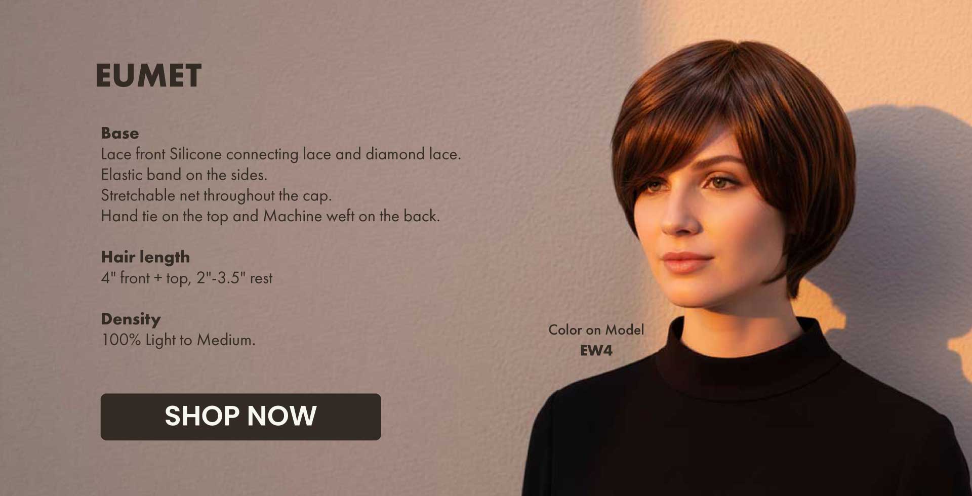 Eumet – European Virgin hair Silicone Wig