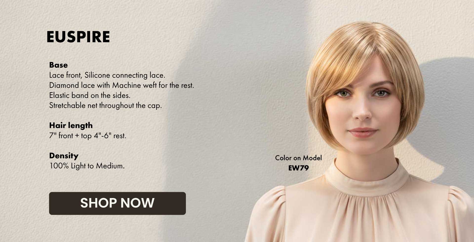 Euspire - European Virgin Hair Wig 