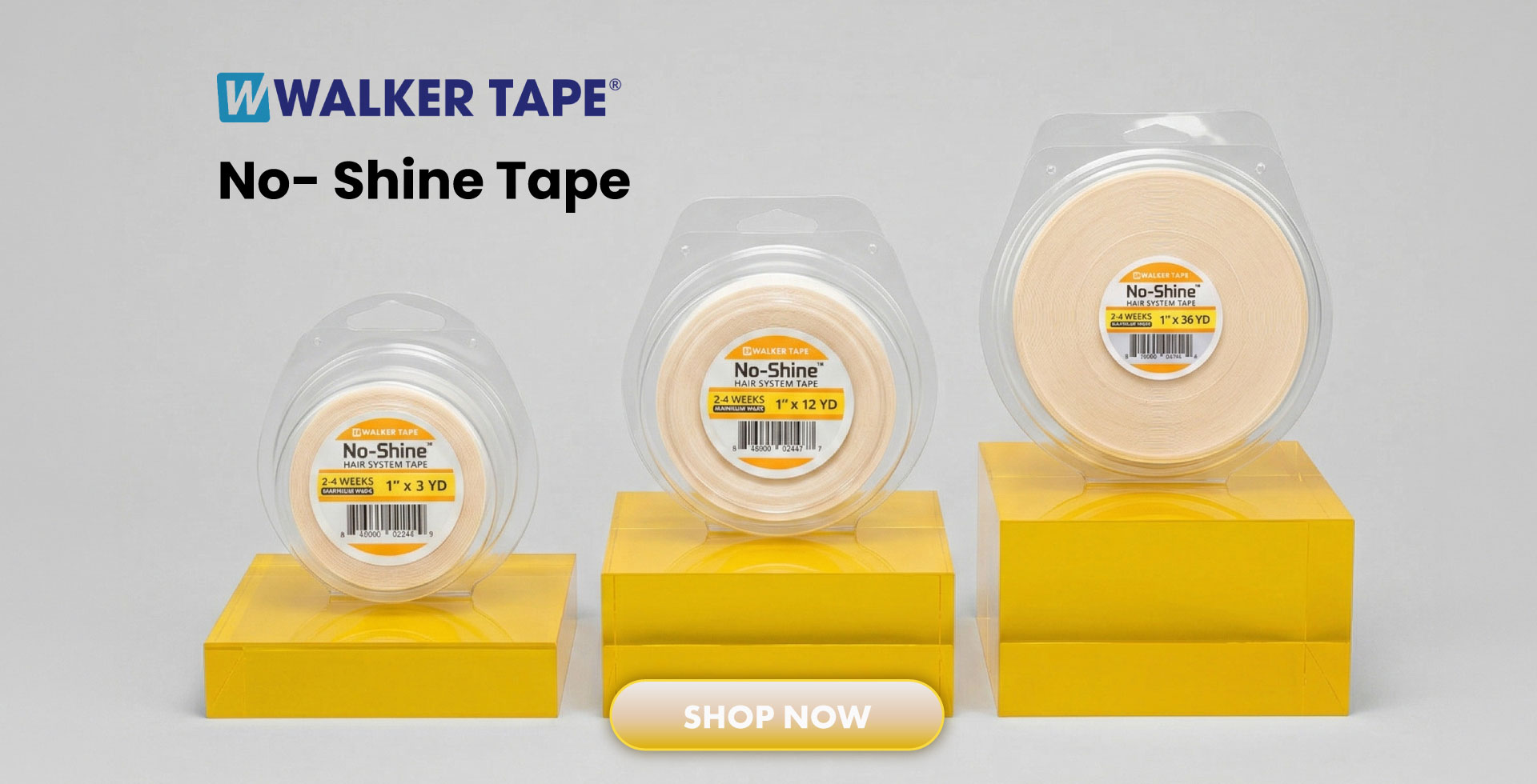 No shine tape for toupee