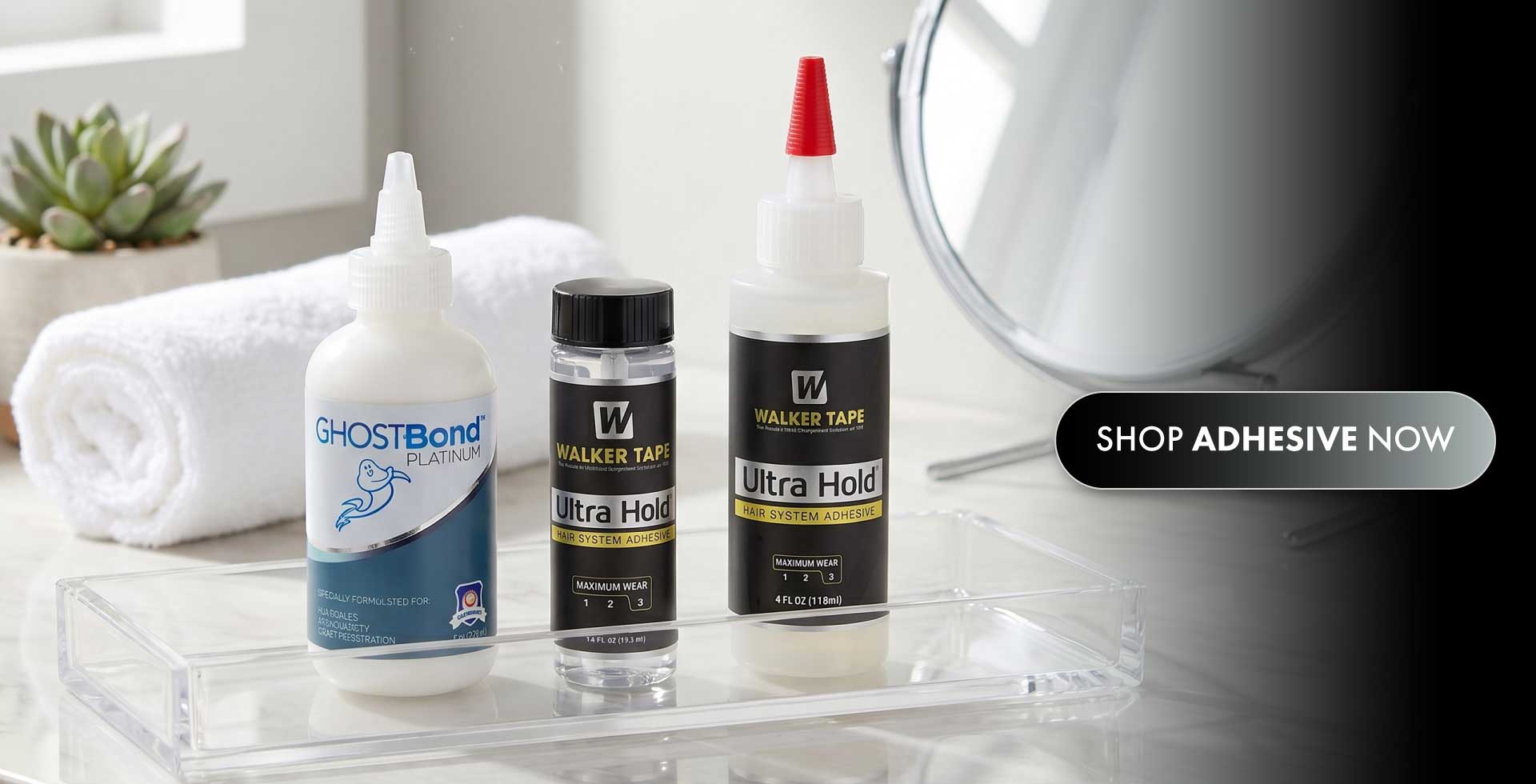 Wig glue for thin skin