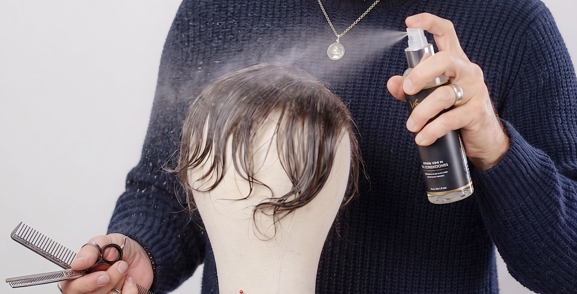 Hair and base preparation to makes it safe to wear