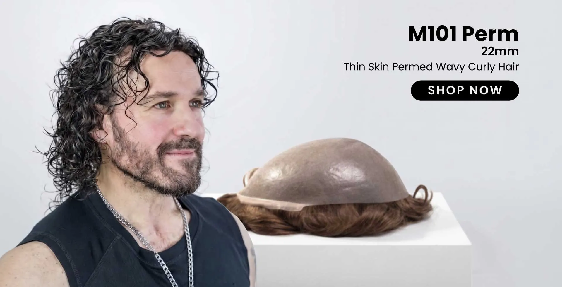 Thin Skin Permed Wavy Curly Hair