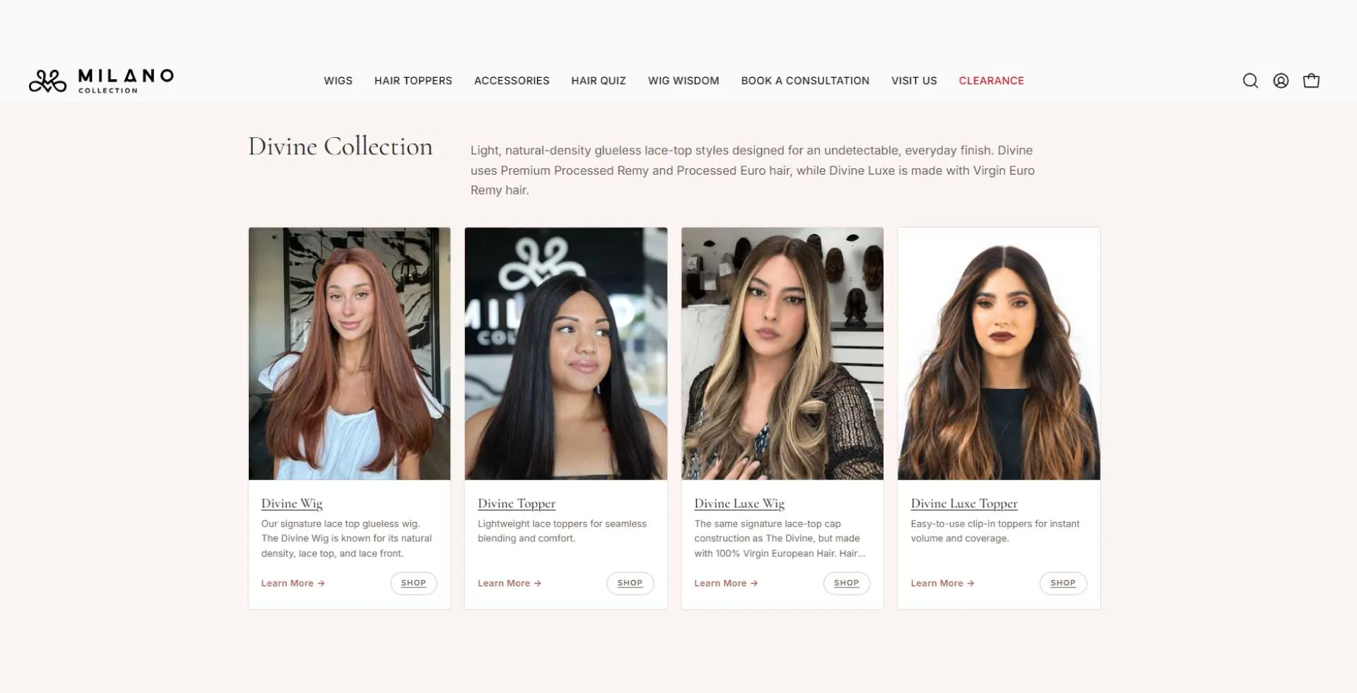 Milano Wigs