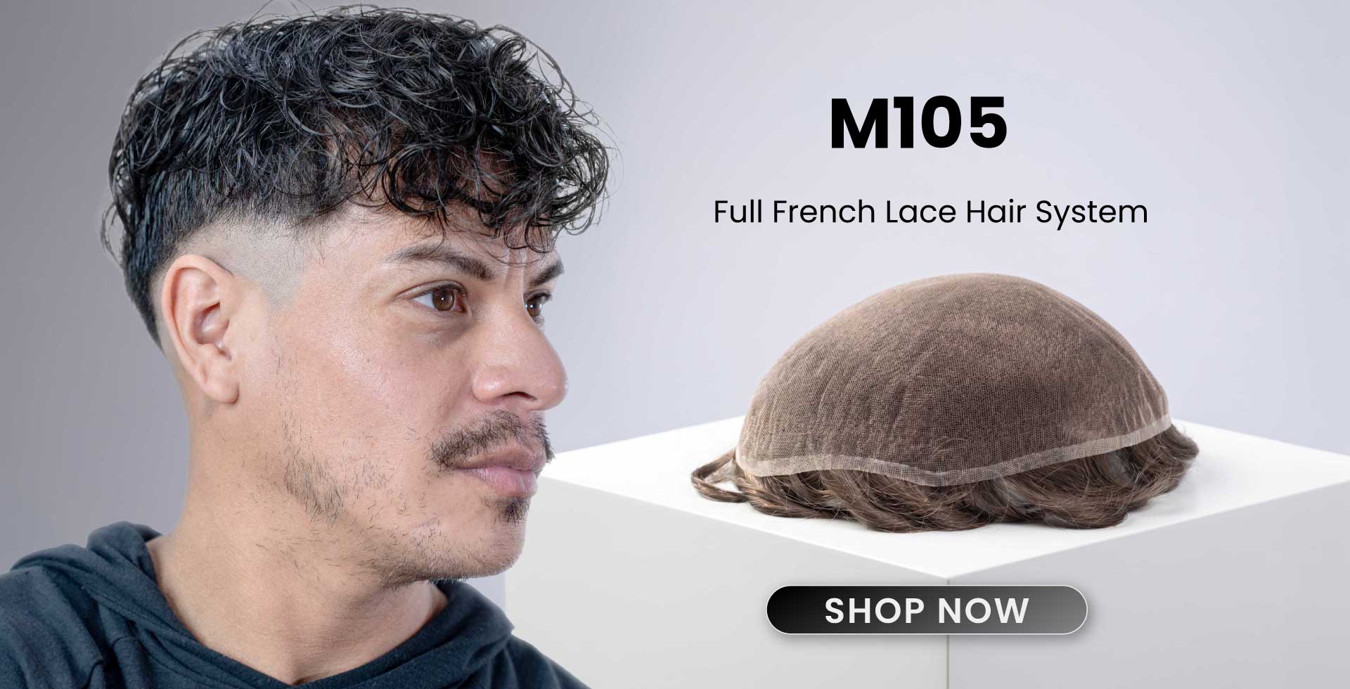 M105 Full French Lace Hair System