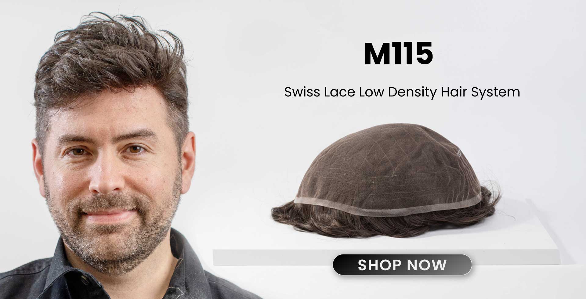 M115 Swiss Lace Low Density Hair System