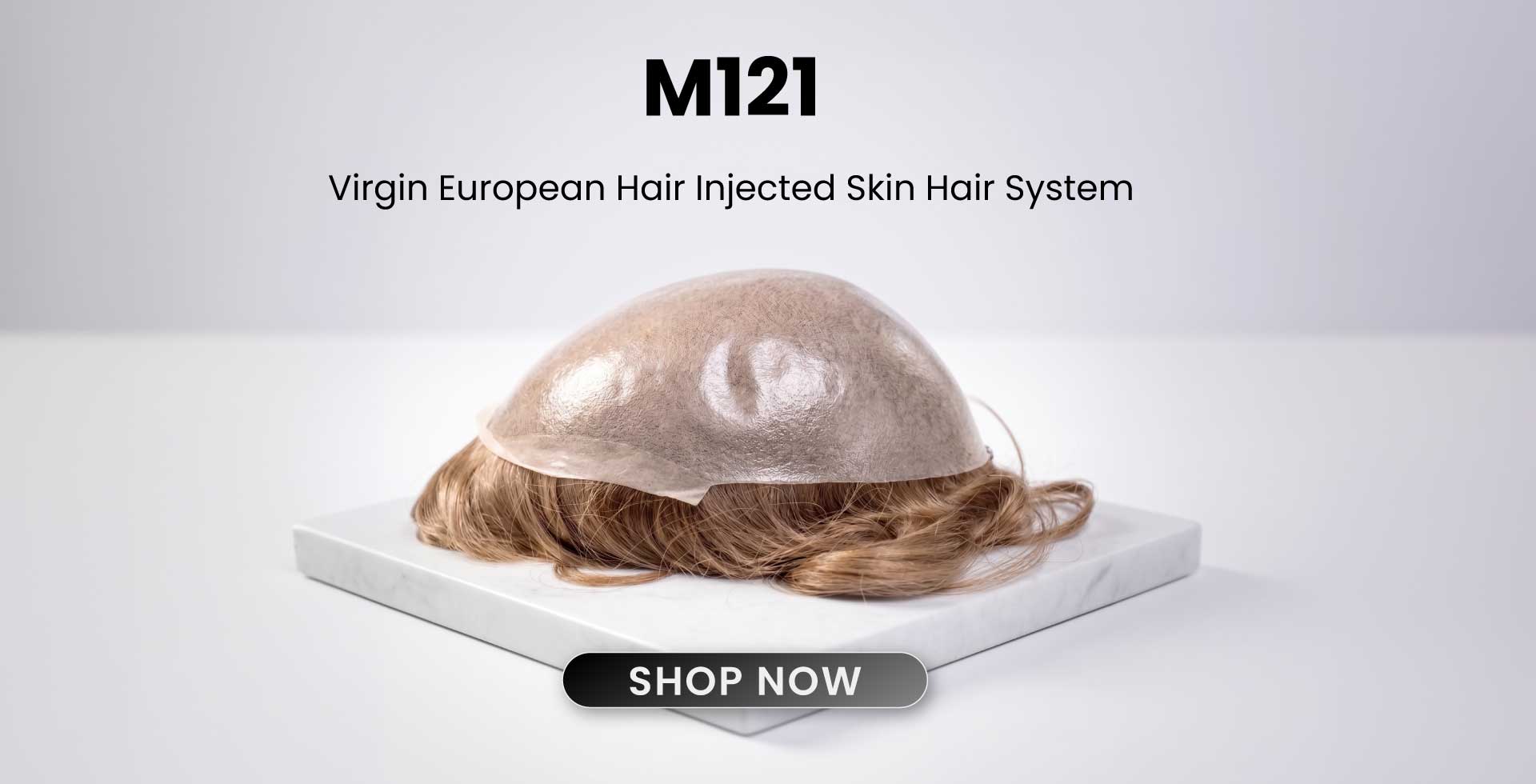 M121 Virgin European Hair Injected Skin Hair System