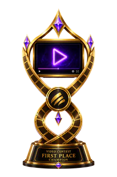 Gold trophy