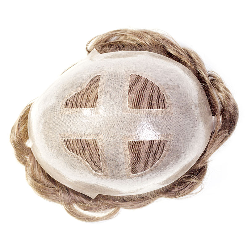 mens toupee thin skin