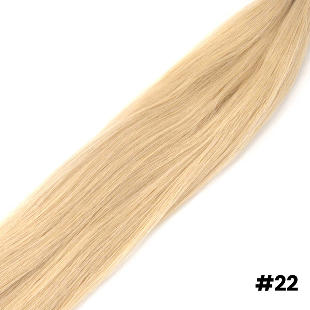 Shop 22 Inch Tape-in Human Hair Extensions | Superhairpieces display picture 1
