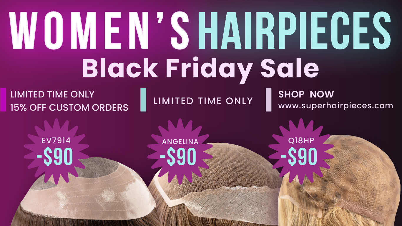 Black Friday Sale On Women’s Hair Toppers