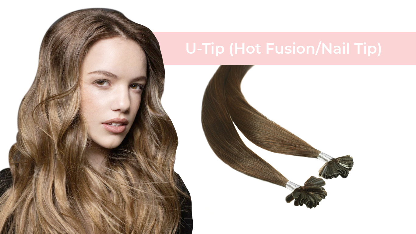 U-tip hair extensions